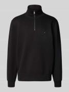 Tommy Hilfiger Oversized Pullover aus Baumwoll-Mix in Black, Größe L