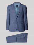 HECHTER PARIS Slim Fit Anzug mit 2-Knopf-Sakko in Hellblau, Größe 25