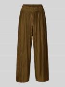 Soyaconcept Stoffhose mit elastischem Bund in Khaki, Größe L