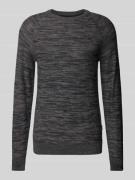 Blend Strickpullover mit Label-Detail in Black, Größe XXL
