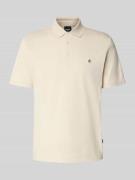 BOSS Regular Fit Poloshirt aus reiner Baumwolle in Offwhite, Größe L