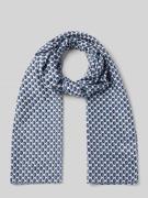 More & More Schal mit eingefassten Abschlüssen in Marine, Größe 1