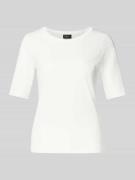 s.Oliver BLACK LABEL Regular Fit T-Shirt aus Baumwoll-Mix in Weiss, Gr...