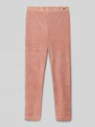 Mayoral Skinny Fit Leggings mit Label-Detail in Rosa, Größe 104