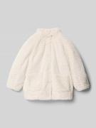 Mayoral Jacke mit Strukturmuster in Ecru, Größe 110