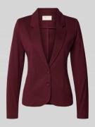FREE/QUENT Blazer mit Reverskragen Modell 'NANNI' in Bordeaux, Größe L