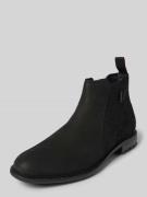 bugatti Chelsea Boots aus Leder mit Label-Detail Modell 'Bonifacio' in...