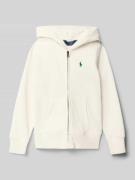 Polo Ralph Lauren Teens Sweatjacke mit Logo-Stitching in Weiss, Größe ...