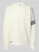 adidas Originals Sweatshirt mit Logo-Detail in Offwhite, Größe L