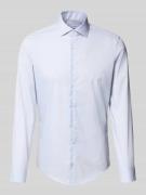 SEIDENSTICKER Slim Fit Business-Hemd mit Kentkragen in Royal, Größe 38