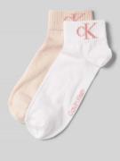 Calvin Klein Jeans Socken mit Label-Details im 2er-Pack in Rosa, Größe...