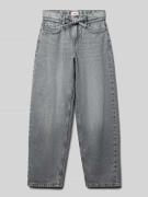 Only Straight Fit Jeans aus reiner Baumwolle Modell 'GIANNA' in Mittel...