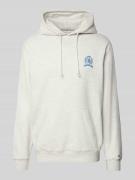 Tommy Jeans Regular Fit Hoodie aus Baumwoll-Mix in Hellgrau Melange, G...