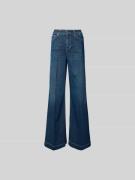 Closed Flared Fit Jeans mit Logo-Patch in Dunkelblau, Größe 25