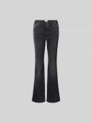 Closed Flared Fit Jeans im 5-Pocket-Design in Dunkelgrau, Größe 24