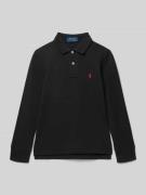 Polo Ralph Lauren Teens Poloshirt mit Label-Stitching in Black, Größe ...