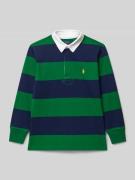 Polo Ralph Lauren Teens Longsleeve mit Polokragen in Gruen, Größe L