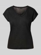 Only Regular Fit T-Shirt mit Viskose-Anteil Modell 'SILVERY' in Black,...