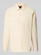 BOSS Orange Freizeithemd aus reiner Baumwolle Modell 'LOCKY_2' in Ecru...