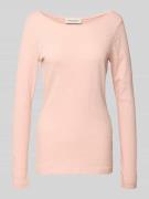 Marc O'Polo Regular Fit Langarmshirt aus reiner Baumwolle in Rosa, Grö...