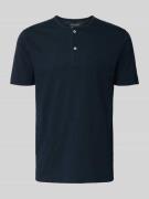 Marc O'Polo Regular Fit Henley-Shirt aus reiner Baumwolle in Marine, G...