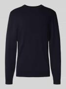 MCNEAL Strickpullover mit gerippten Abschlüssen in Marine, Größe S