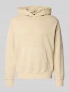 Levi's® Hoodie mit Känguru-Tasche und Label-Stitching in Offwhite, Grö...