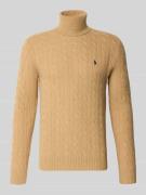 Polo Ralph Lauren Slim Fit Strickpullover aus Woll-Kaschmir-Mix in Cam...