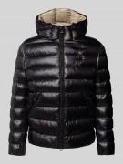 Blauer Usa Steppjacke mit Zweiwege-Reißverschluss Modell 'ADAMS' in Bl...
