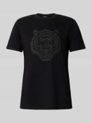 Antony Morato Regular Fit T-Shirt mit Animal-Print Modell 'Jer' in Bla...