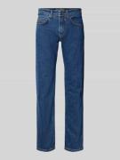 MAC Slim Fit Jeans im 5-Pocket-Design in Dunkelblau, Größe 31/30