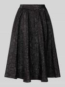 miss goodlife Midirock mit Effektgarn in BLACK, Größe L