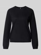 Pieces Regular Fit Pullover mit Raglanärmeln Modell 'BREE' in Black, G...
