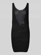 Guess Strickkleid mit U-Ausschnitt in Black, Größe M