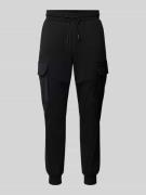Antony Morato Slim Fit Sweatpants mit Cargotaschen in Black, Größe L