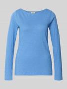 Marc O'Polo Regular Fit Langarmshirt aus reiner Baumwolle in Hellblau,...