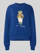 Polo Ralph Lauren Sweatshirt mit Label-Print und Rundhalsausschnitt in...