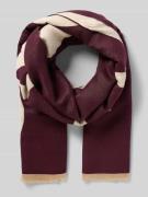 comma Schal aus Viskose-Mix in Lila, Größe 1