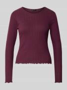 Only Slim Fit Langarmshirt aus reiner Baumwolle Modell 'CARLOTTA' in B...