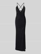 Jake*s Cocktail Abendkleid mit Effektgarn in Black, Größe 46