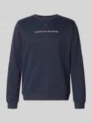 Tommy Hilfiger Regular Fit Sweatshirt aus Baumwoll-Mix in Marine, Größ...