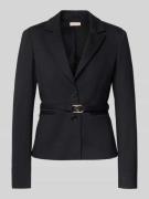 Liu Jo White Blazer mit Taillengürtel in Black, Größe 34