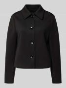 s.Oliver BLACK LABEL Regular Fit Kurzblazer mit Stretch-Anteil in Blac...