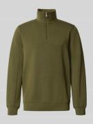 Matinique Sweatshirt mit Stehkragen Modell 'kade' in Gruen, Größe L