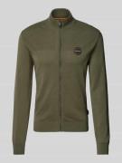 Napapijri Strickjacke mit Stehkragen Modell 'DERRI' in Khaki, Größe XX...