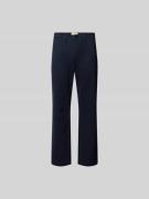 Officine Générale Stoffhose mit Gesäßtaschen in Marine, Größe 48