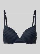 Marc O'Polo BH mit Streifenmuster in Marine, Größe 80C