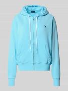 Polo Ralph Lauren Sweatjacke mit Kapuze in Tuerkis, Größe L