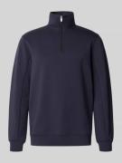 Matinique Sweatshirt mit Stehkragen Modell 'kade' in Marine, Größe L