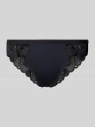 Marc O'Polo Slip mit Spitze in Black, Größe L
